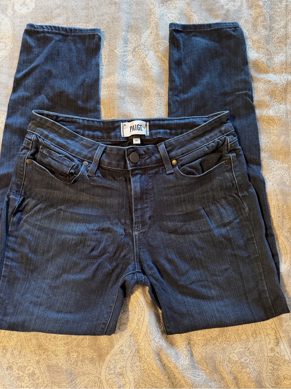 PAIGE Indigo Blue Women's Verdugo Ankle Skinny Jeans